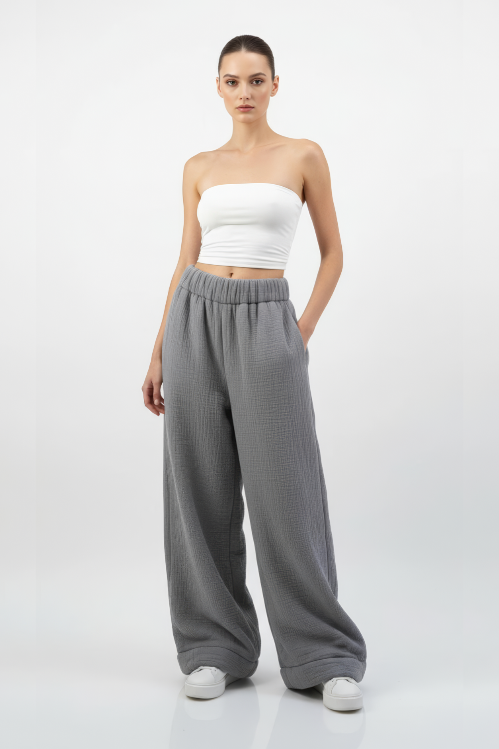 CUMULØN – Soft Wide Leg Trousers