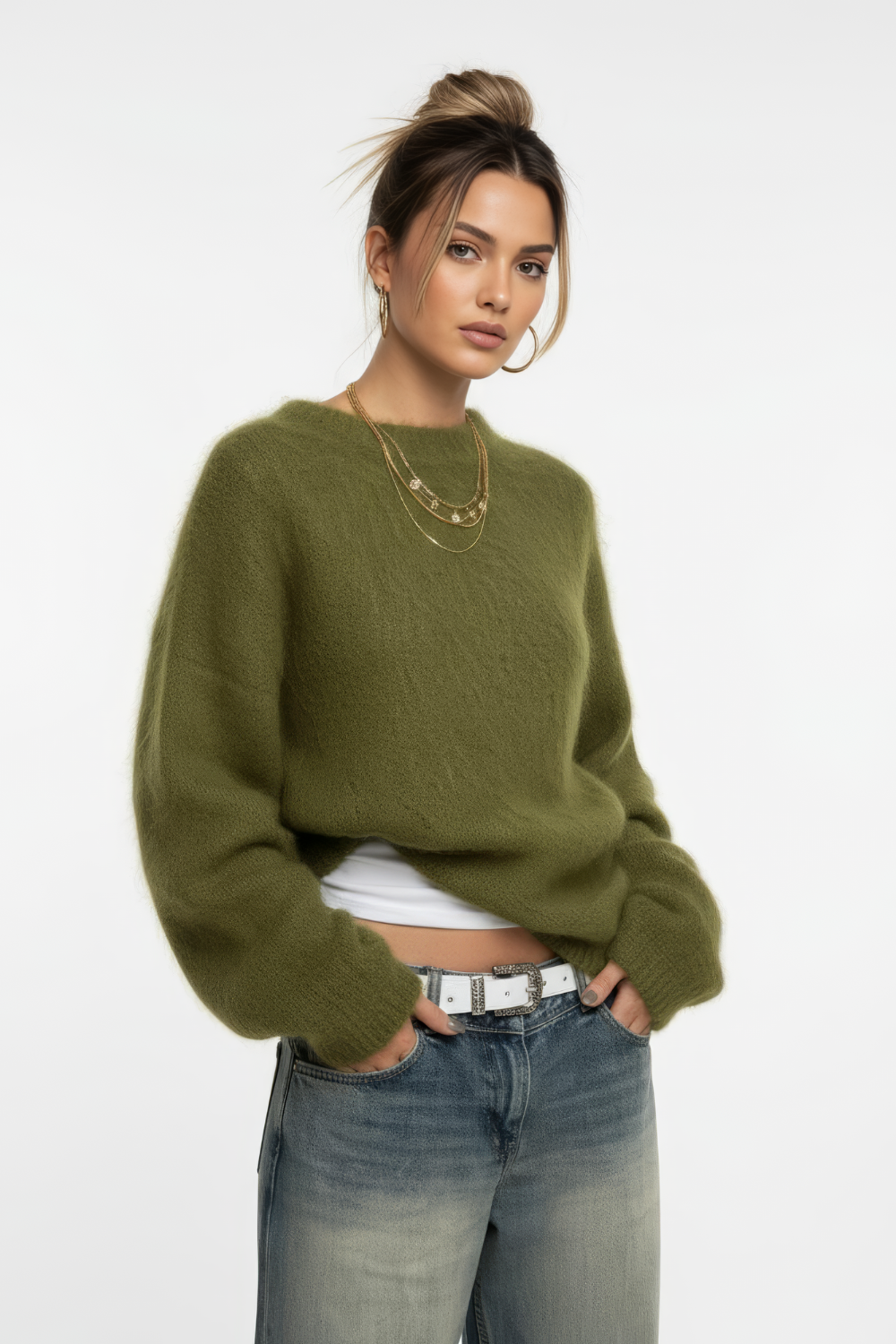 VELØR – Cropped Signature Knit