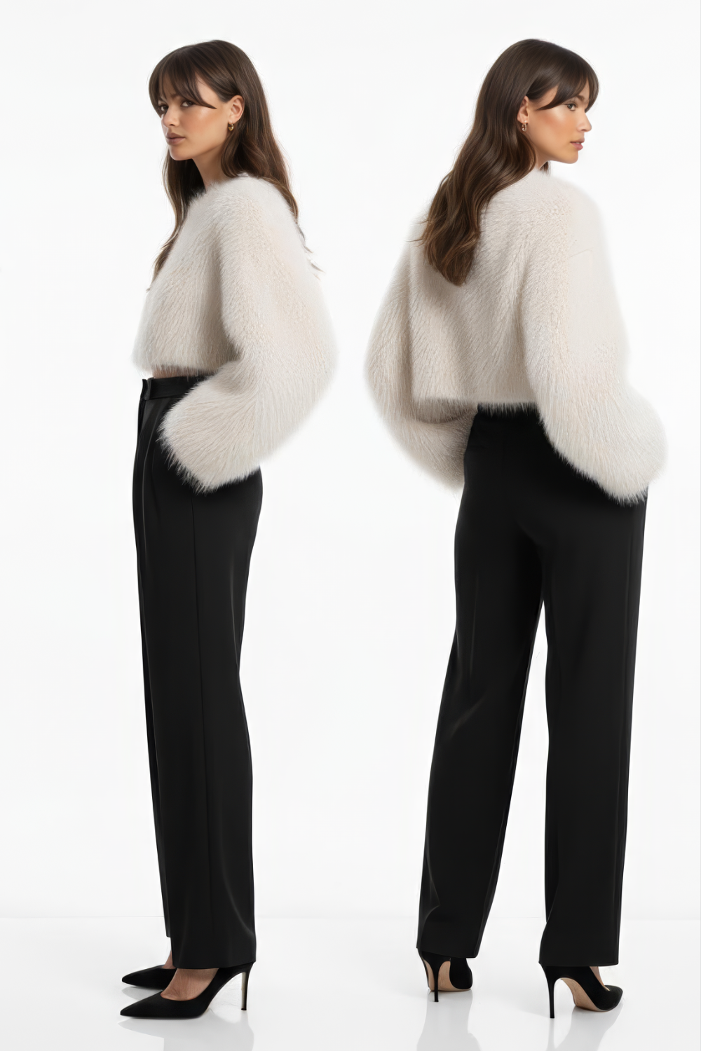 LÛNØR – Sculpted Cropped Sweater