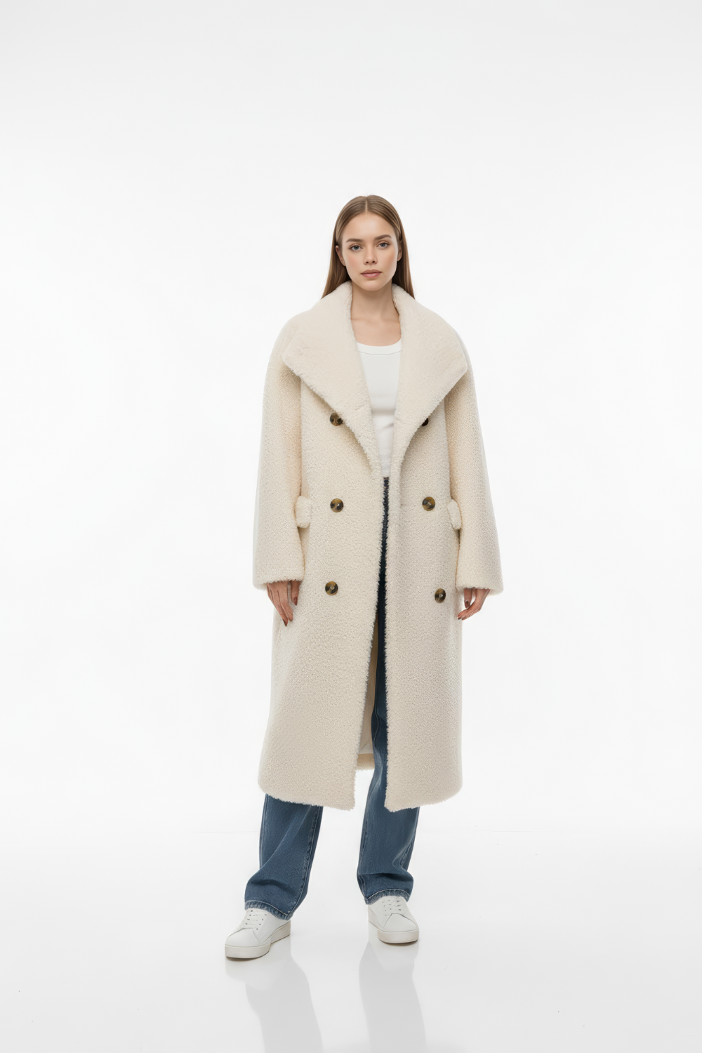 EIRŸN - Long Teddy Coat