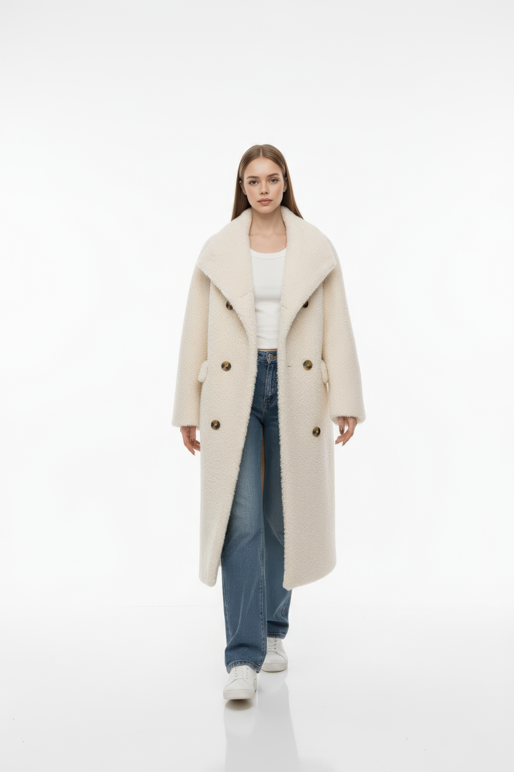 EIRŸN - Long Teddy Coat