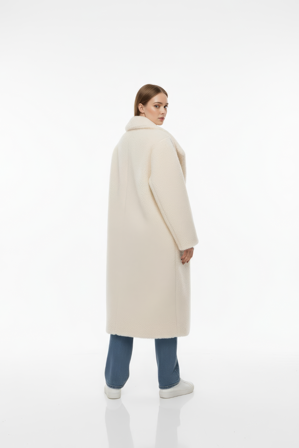 EIRŸN - Long Teddy Coat