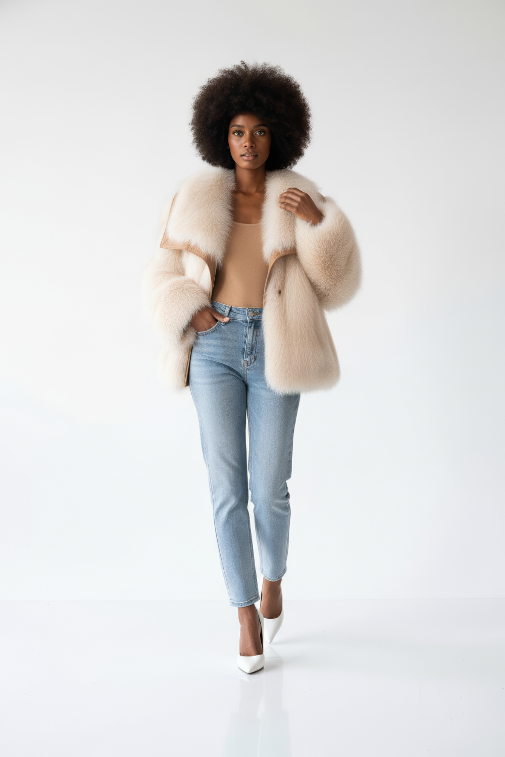 VAËN – Wide Collar Coat