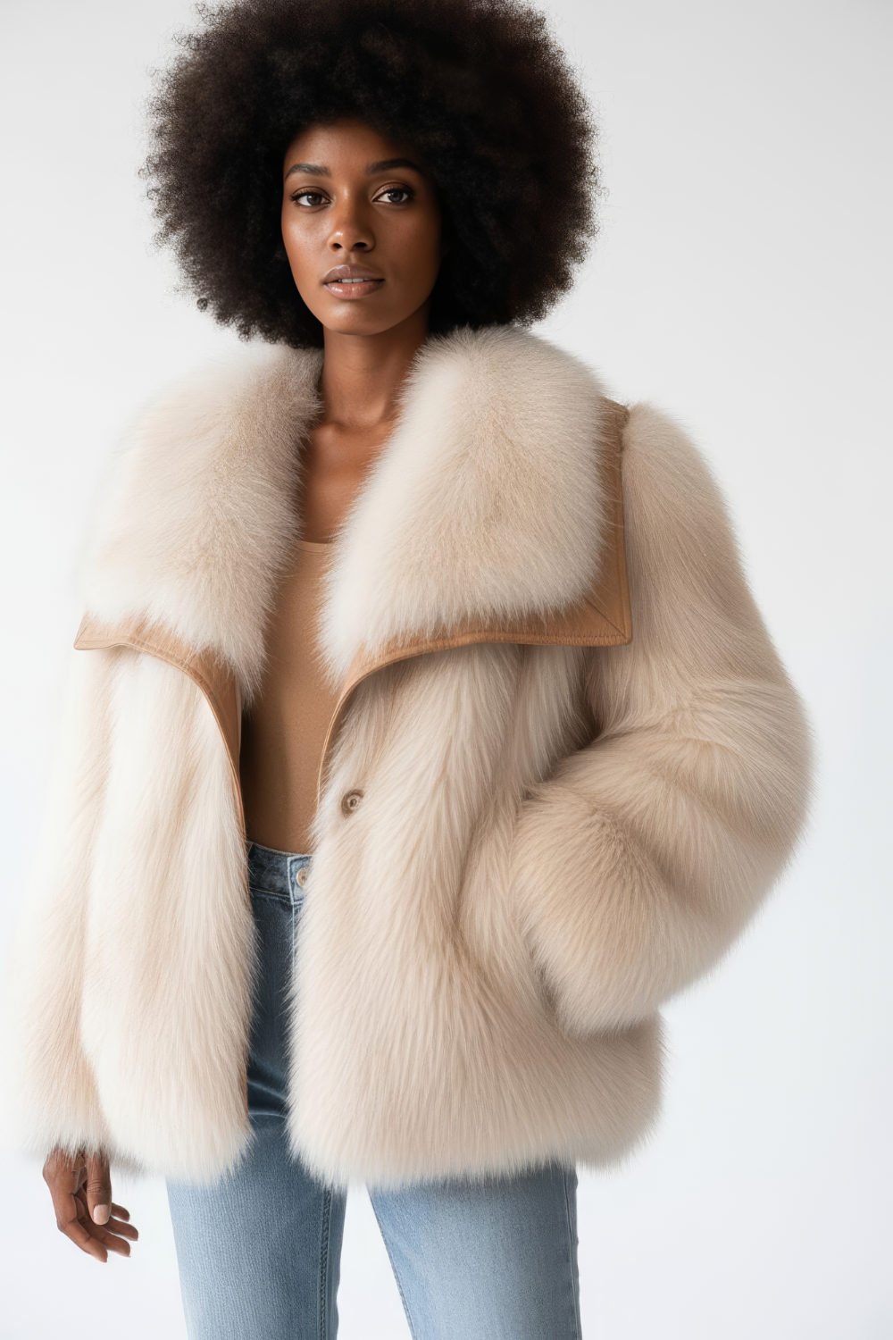 VAËN – Wide Collar Coat