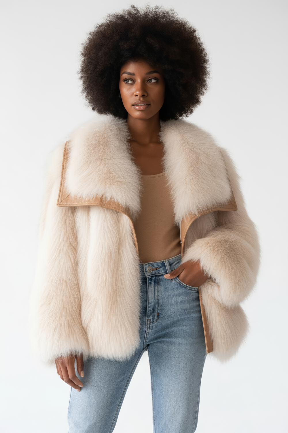 VAËN – Wide Collar Coat