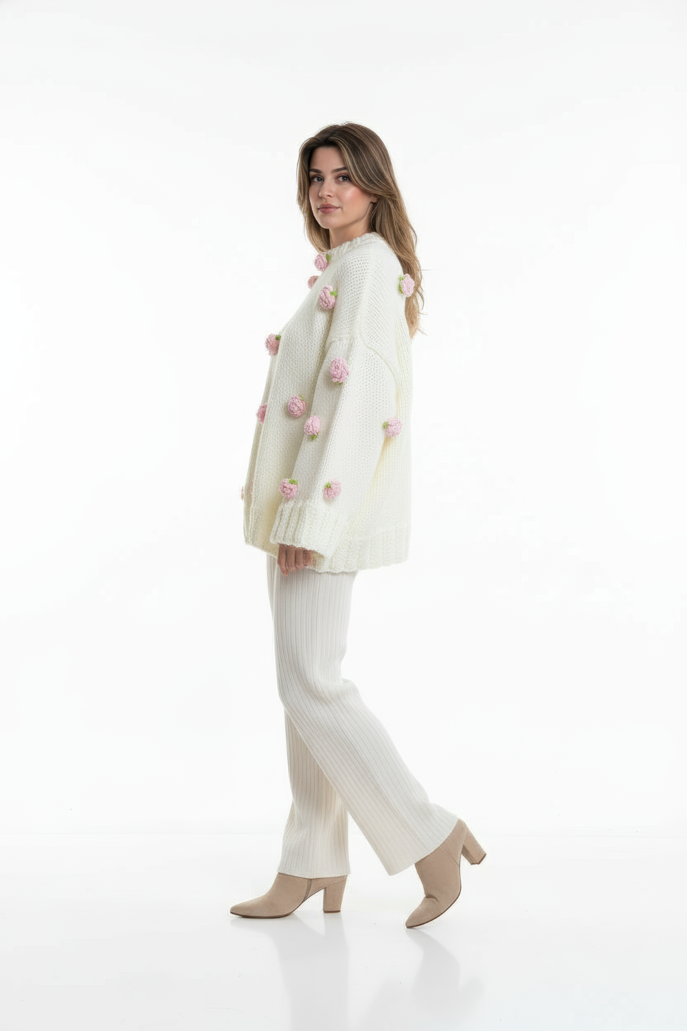 FLØRIA – Oversized Floral Sweater