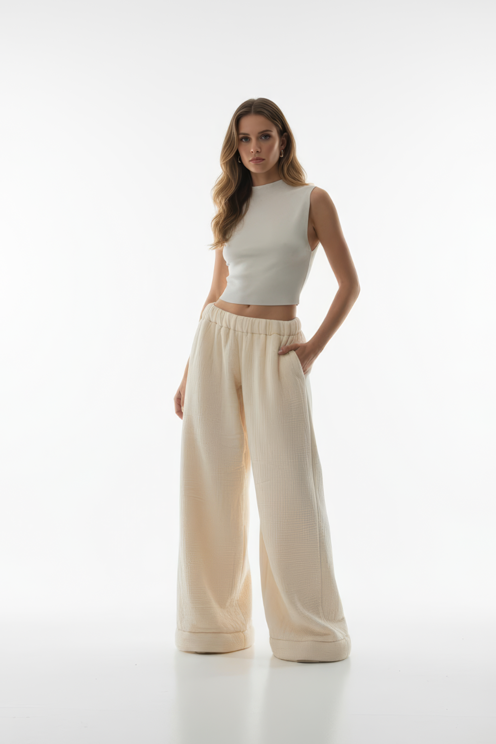 CUMULØN – Soft Wide Leg Trousers